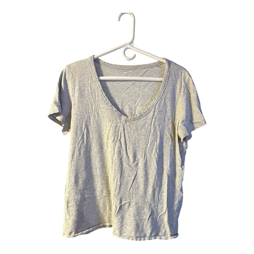 Gray T-Shirt with Short Sleeves Size M